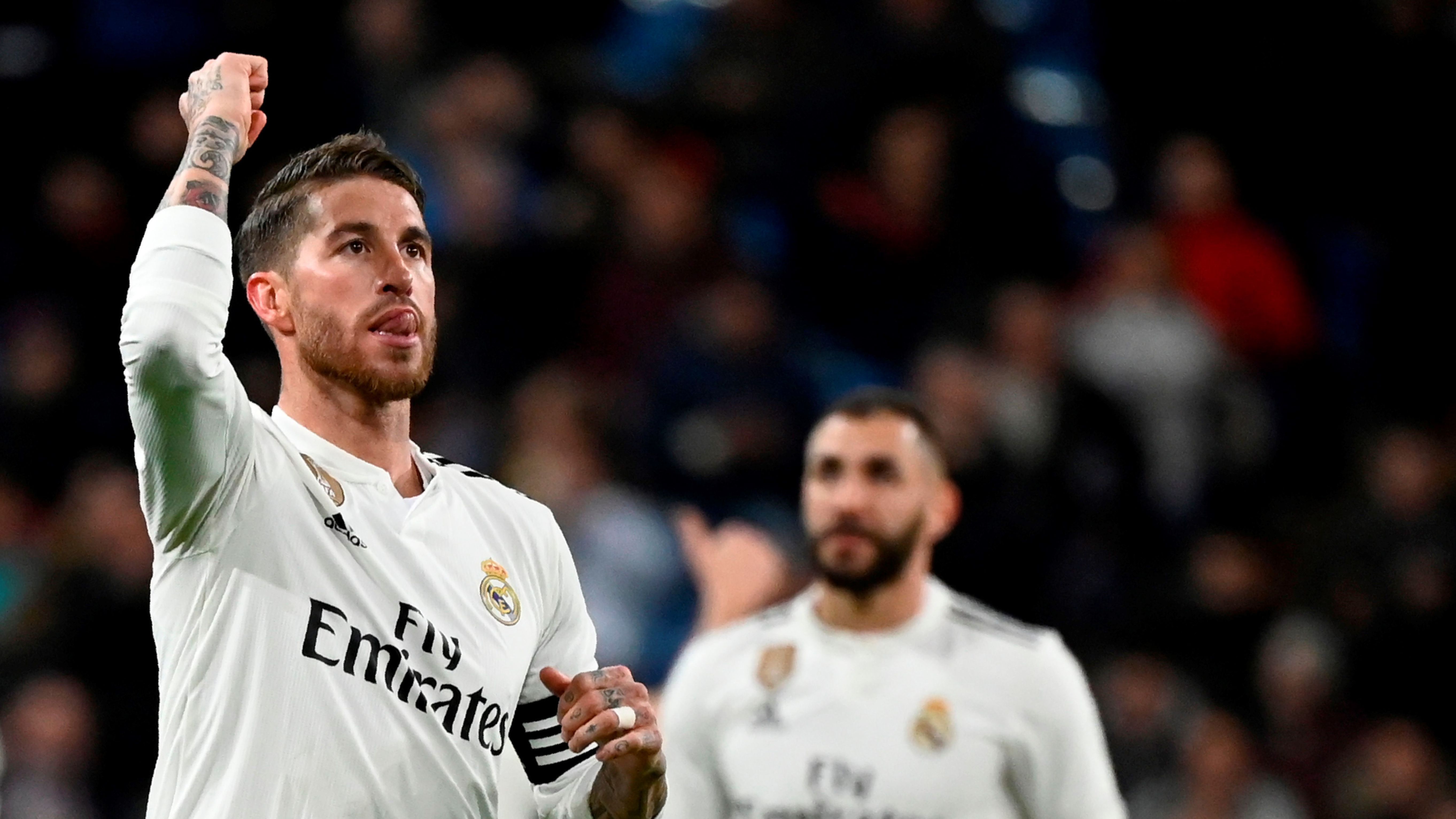Sergio Ramos Real Madrid Girona Copa del Rey 24012019