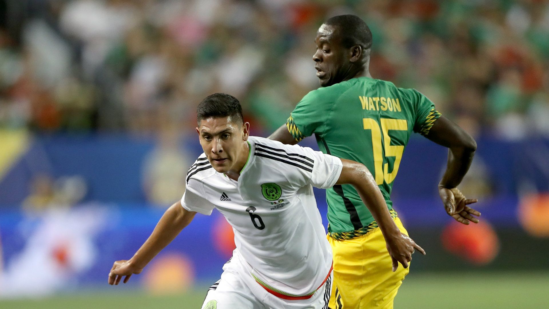 Edson Alvarez Mexico Je-Vaughn Watson Jamaica