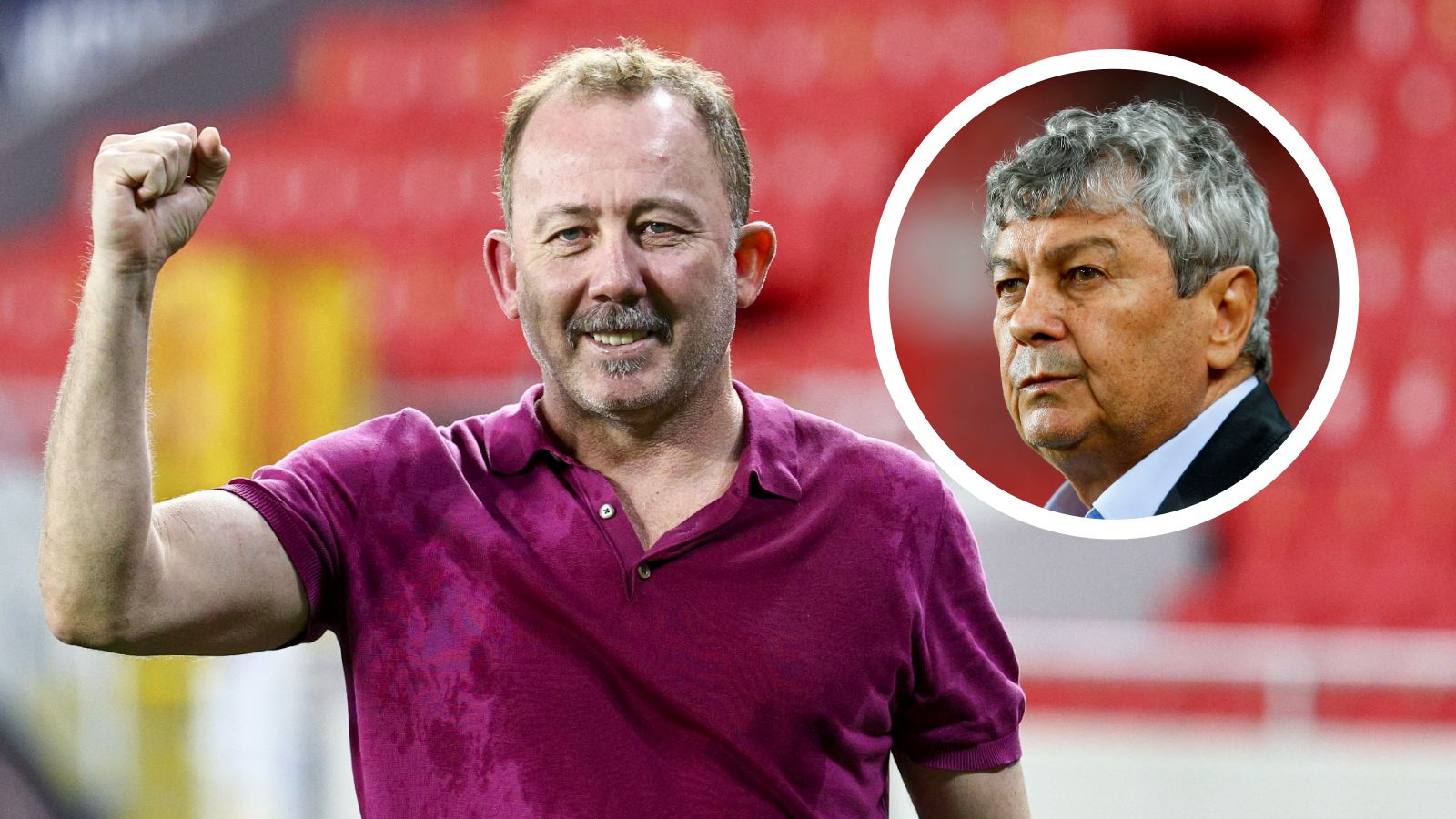 Sergen Yalcin & Mircea Lucescu