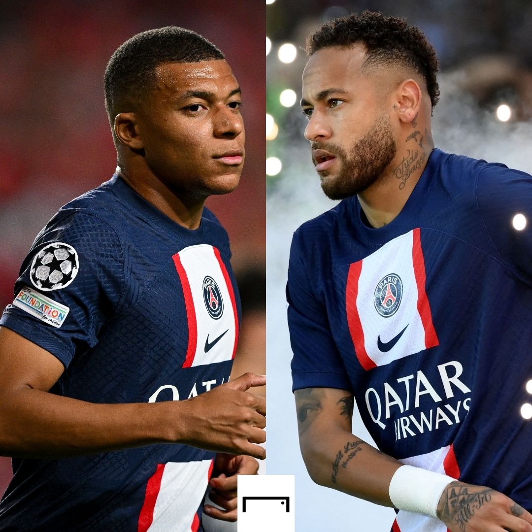 Kylian Mbappe Neymar PSG 2022-23 GFX