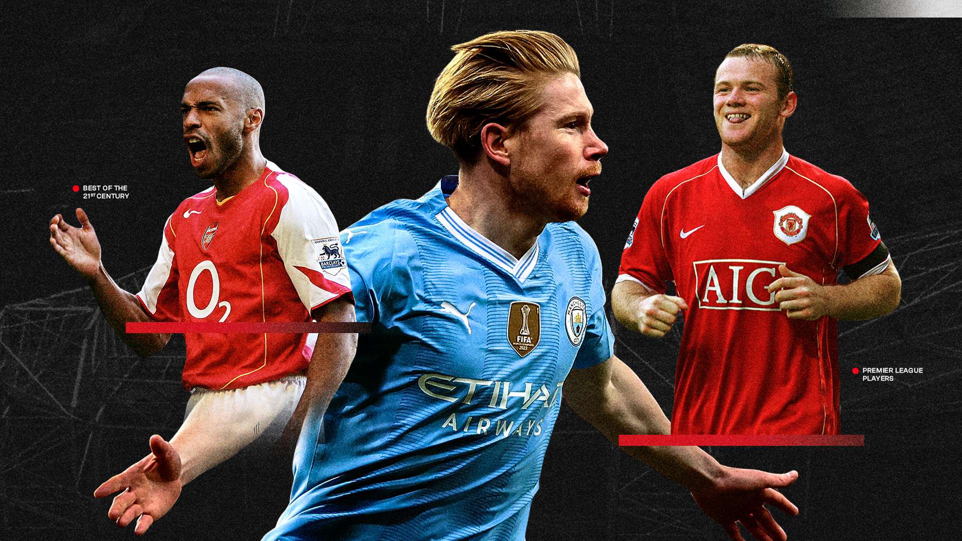 25 Greatest Premier League Players GFX