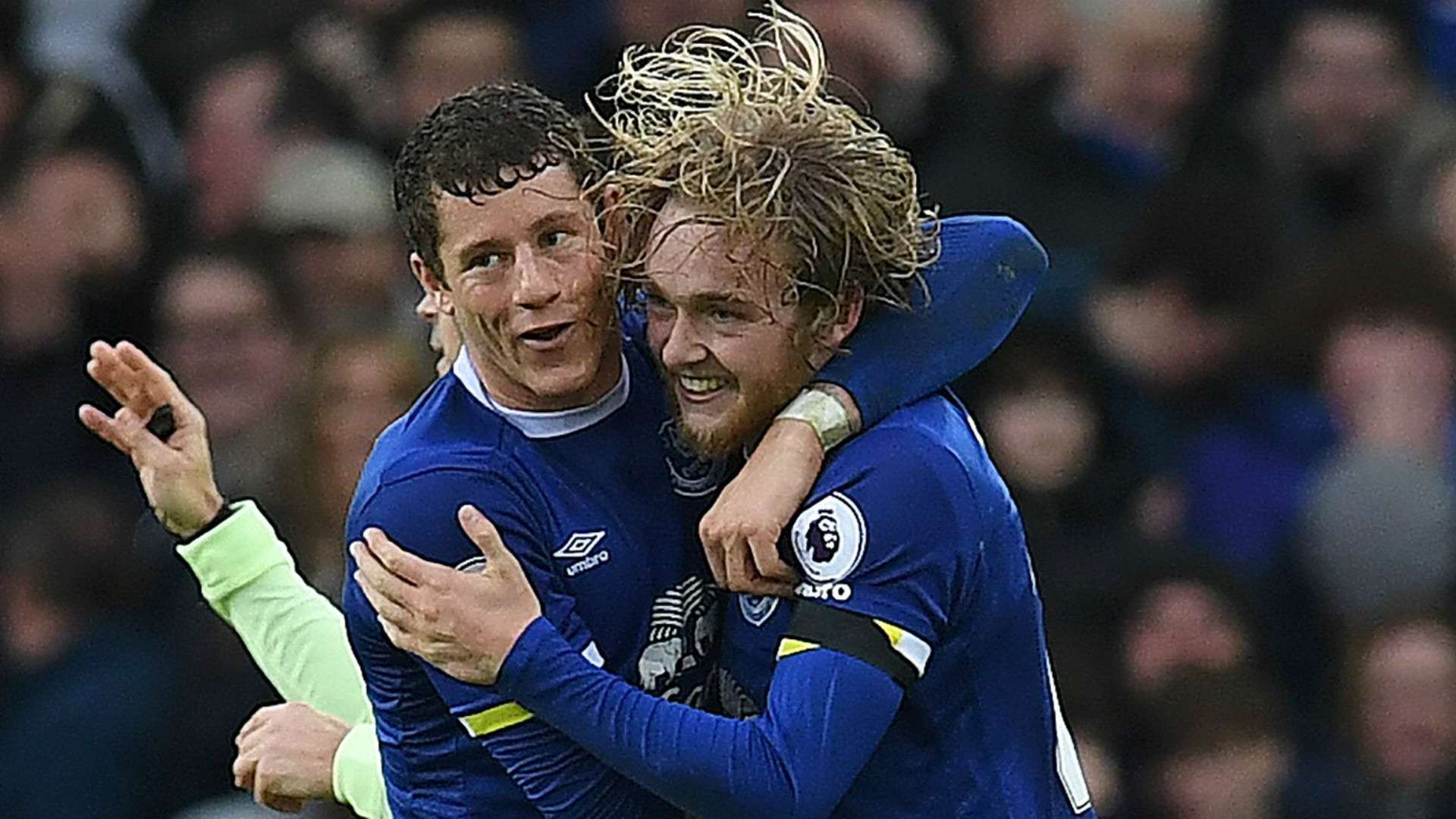 Ross Barkley Tom Davies Everton