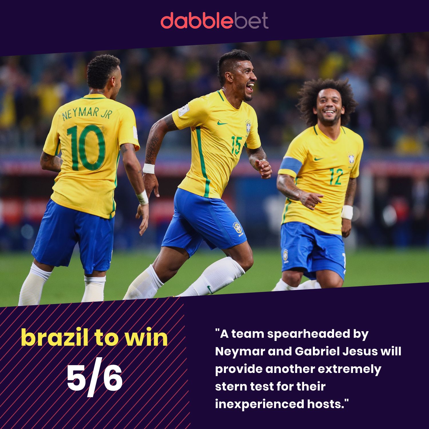 England Brazil graphic