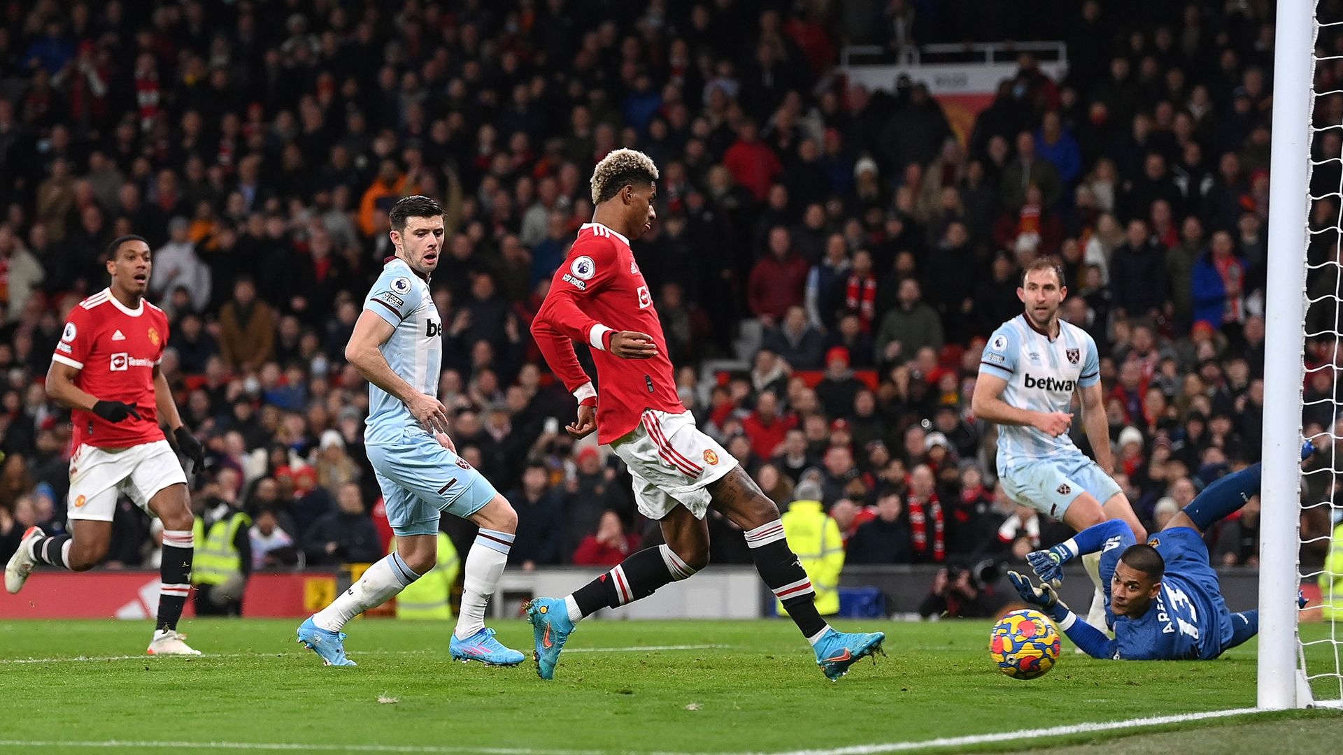 Marcus Rashford Man Utd 2021-22