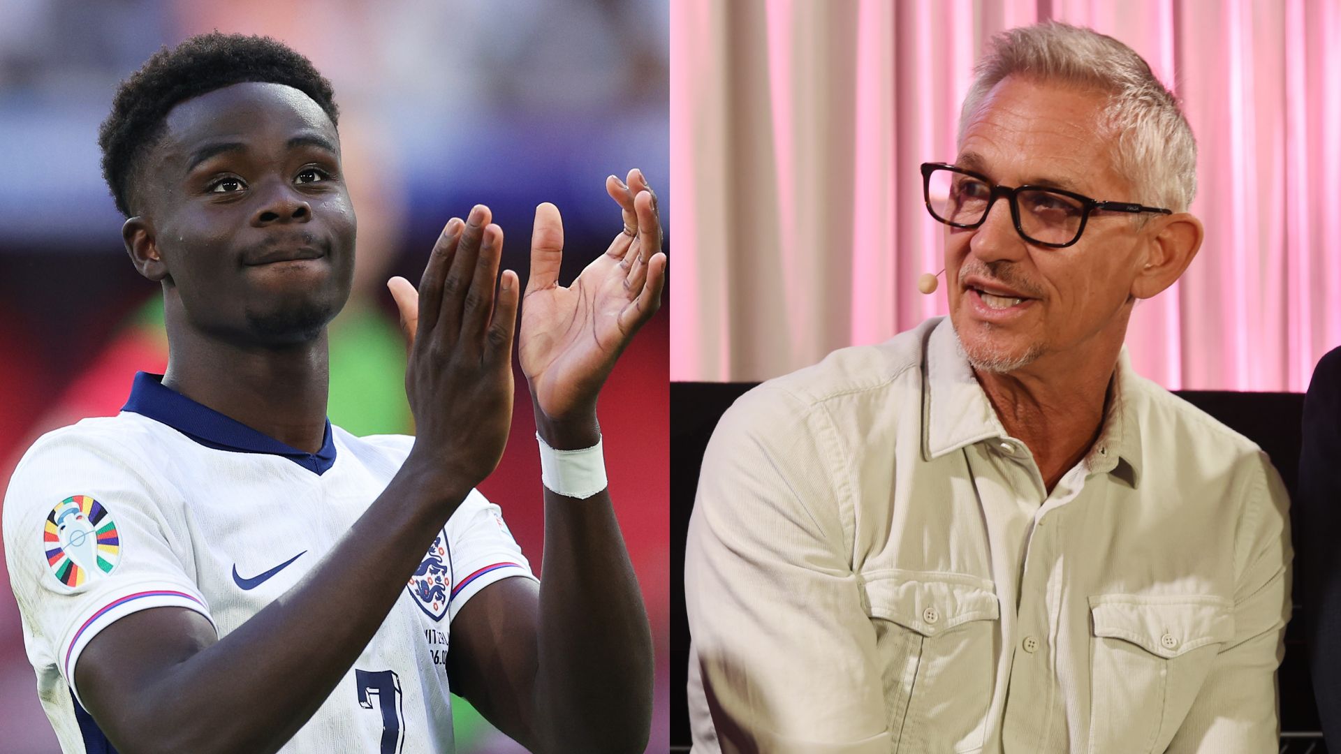 Bukayo Saka Gary Lineker