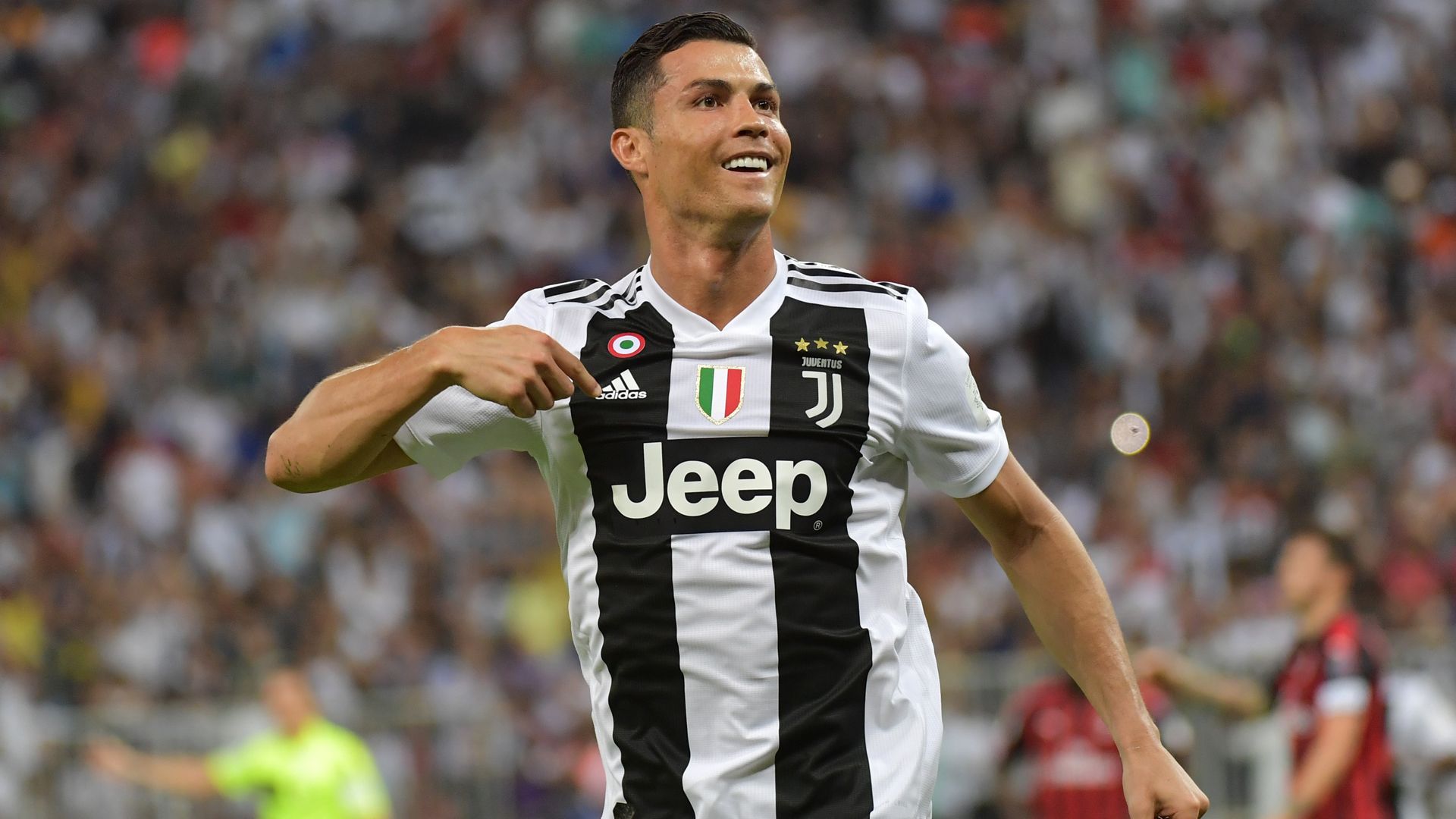 Cristiano Ronaldo Juventus Milan Supercoppa