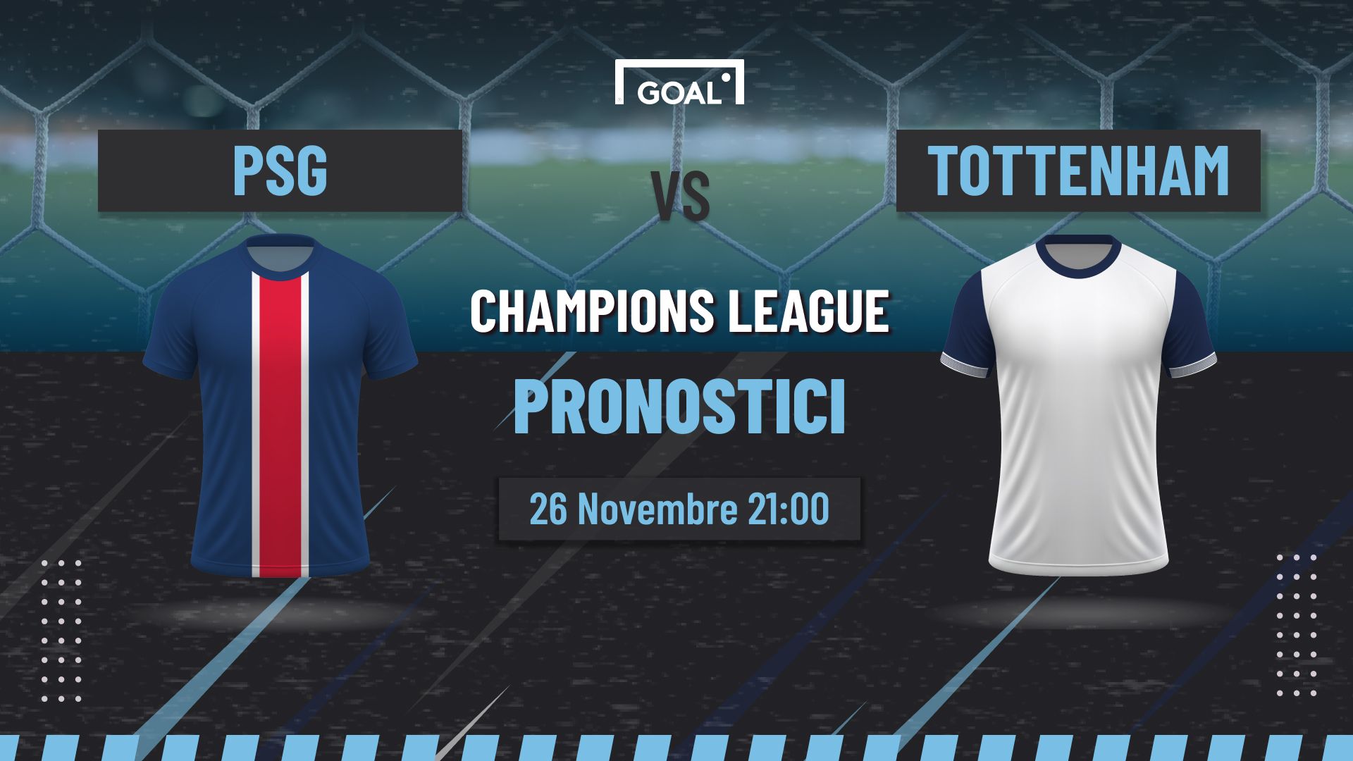 pronostici PSG - Tottenham
