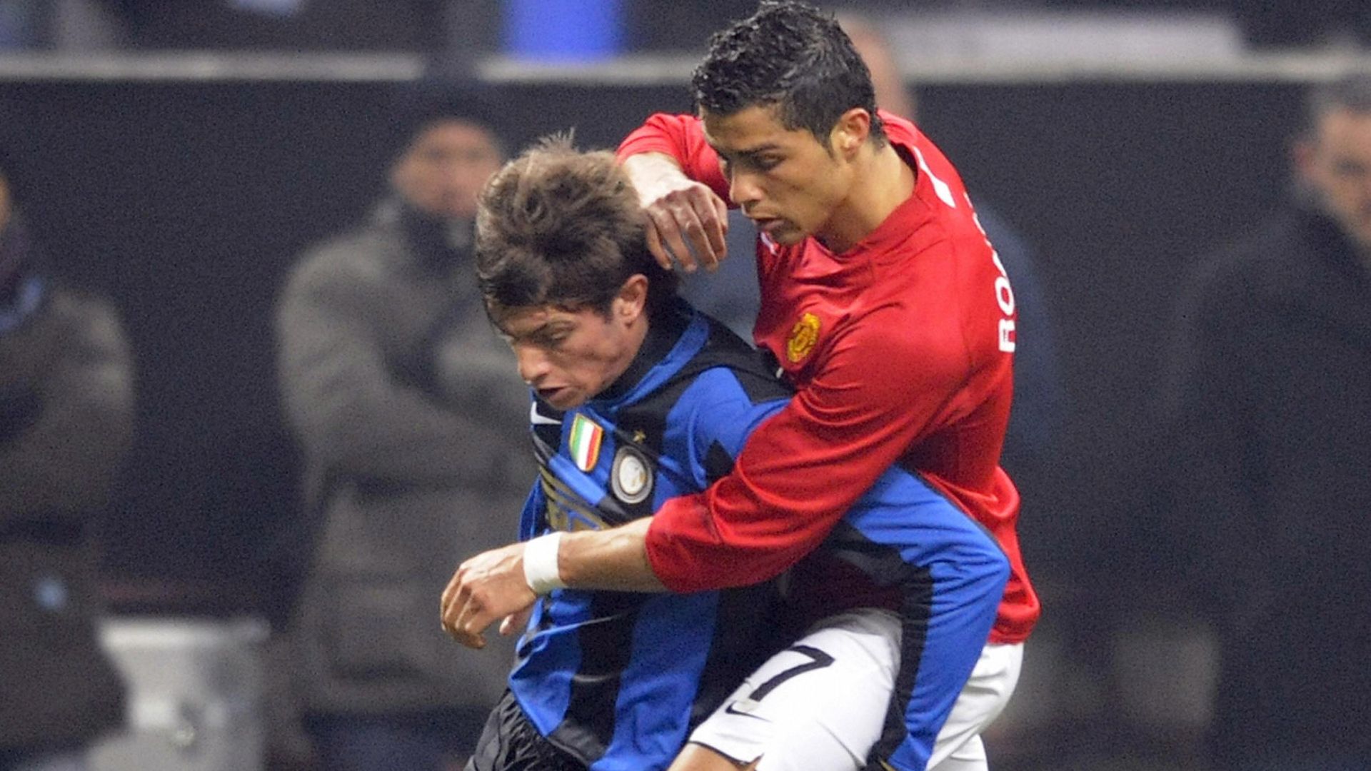 Davide Santon Cristiano Ronaldo