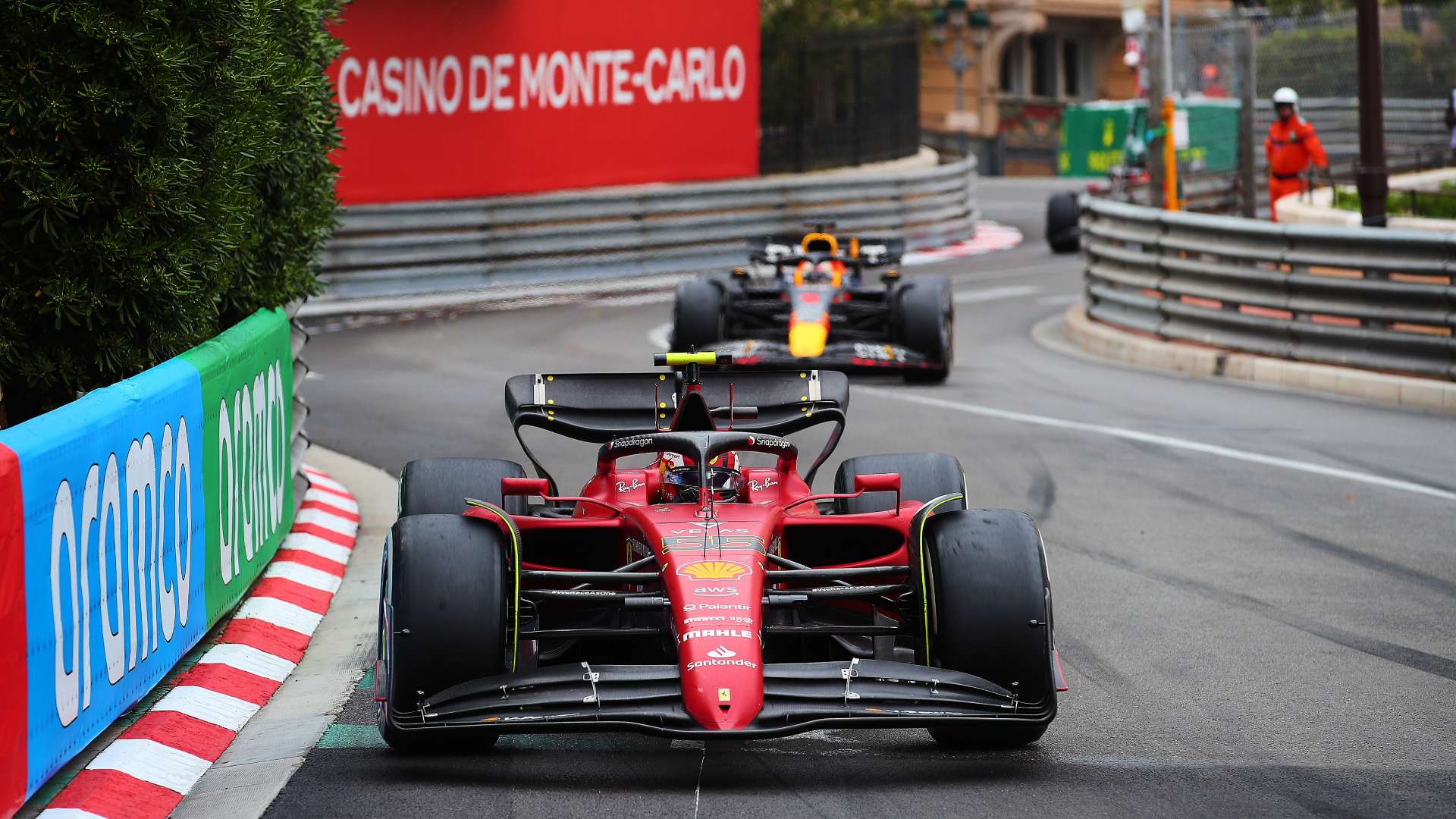 F1 GP Monaco Ferrari Sainz Red Bull Verstappen