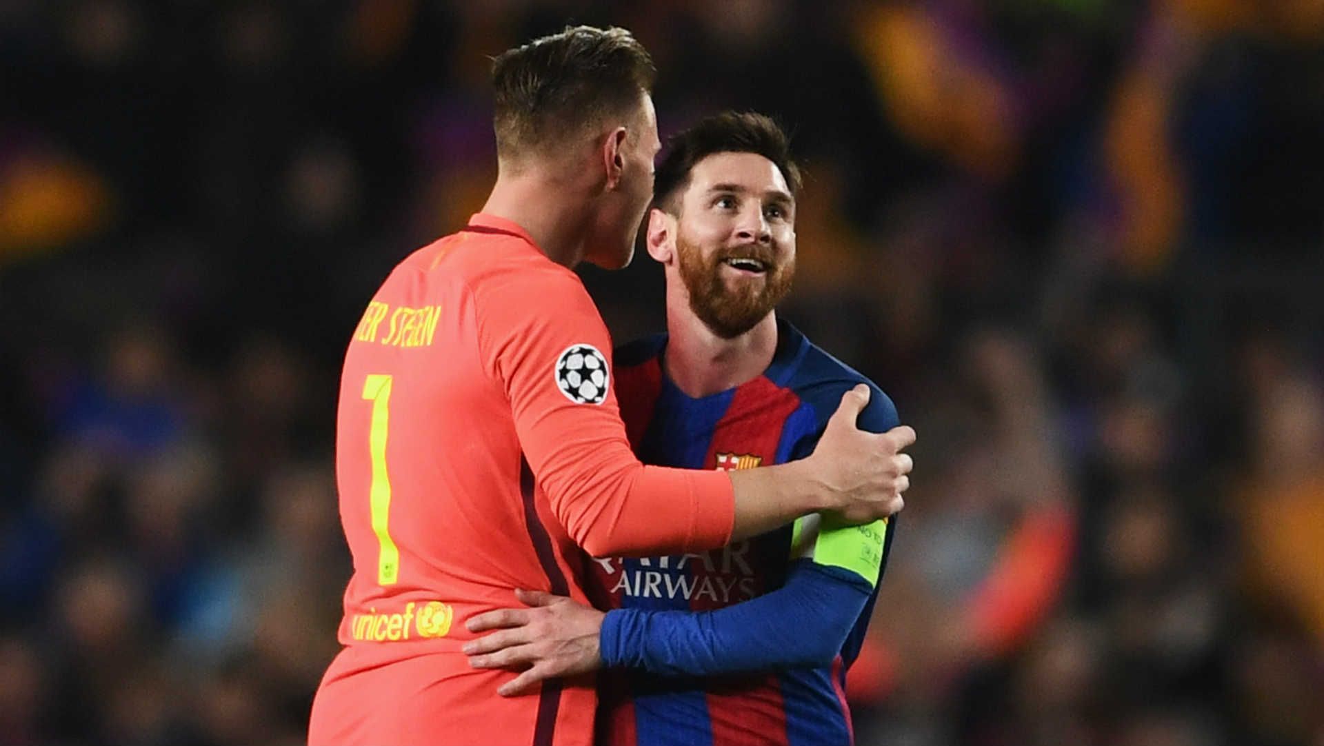 2018-03-29 Lionel Messi Marc-Andre ter Stegen