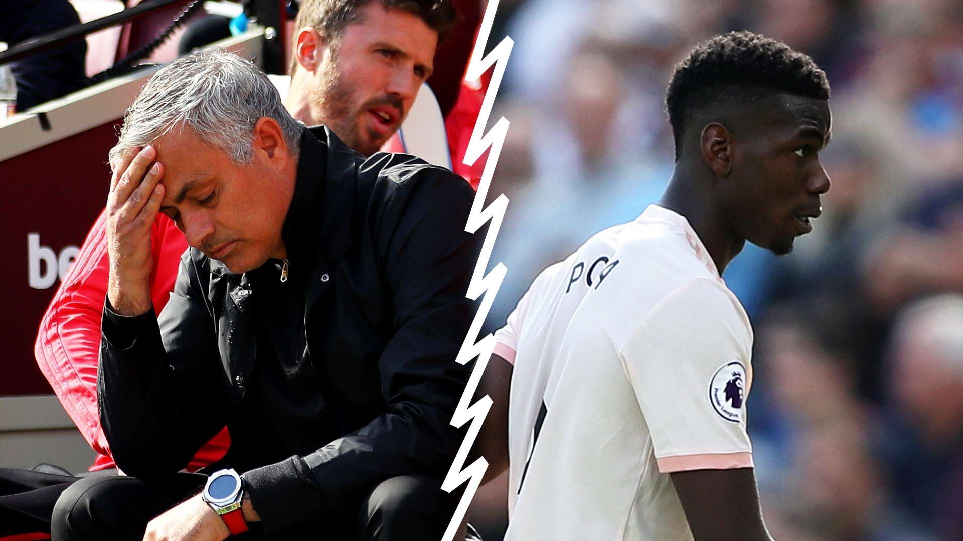 Jose Mourinho v Paul Pogba Man Utd