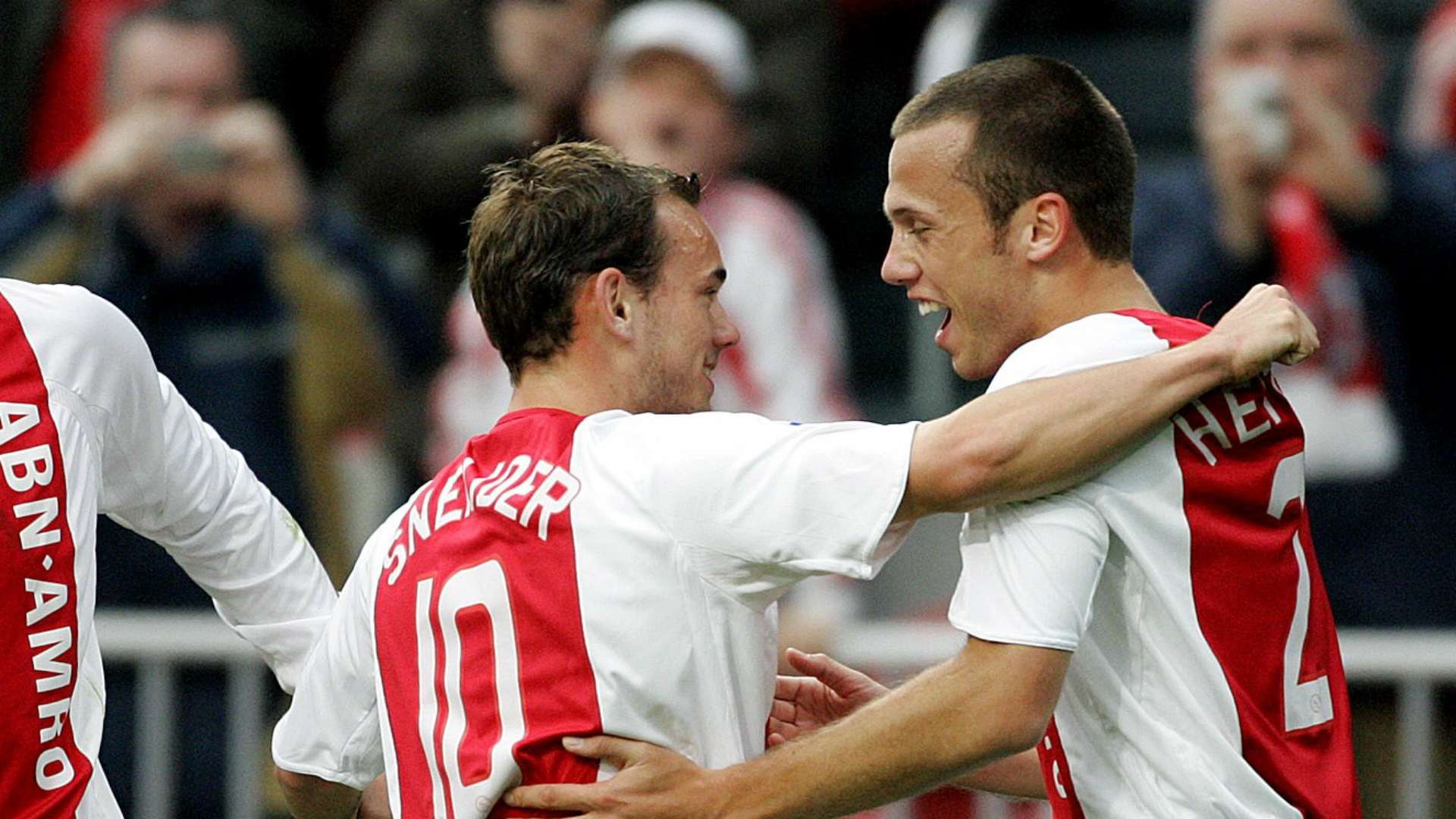 Wesley Sneijder John Heitinga Ajax