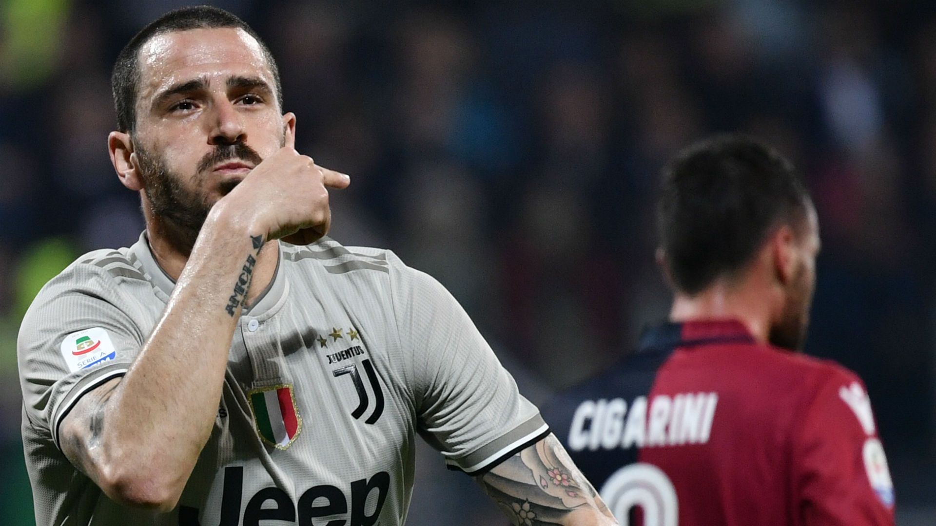 Leonardo Bonucci Cagliari Juventus