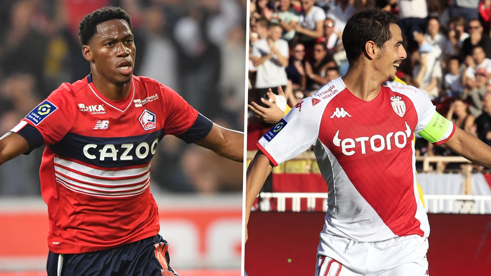 Lille OSC David AS Monaco Ben Yedder