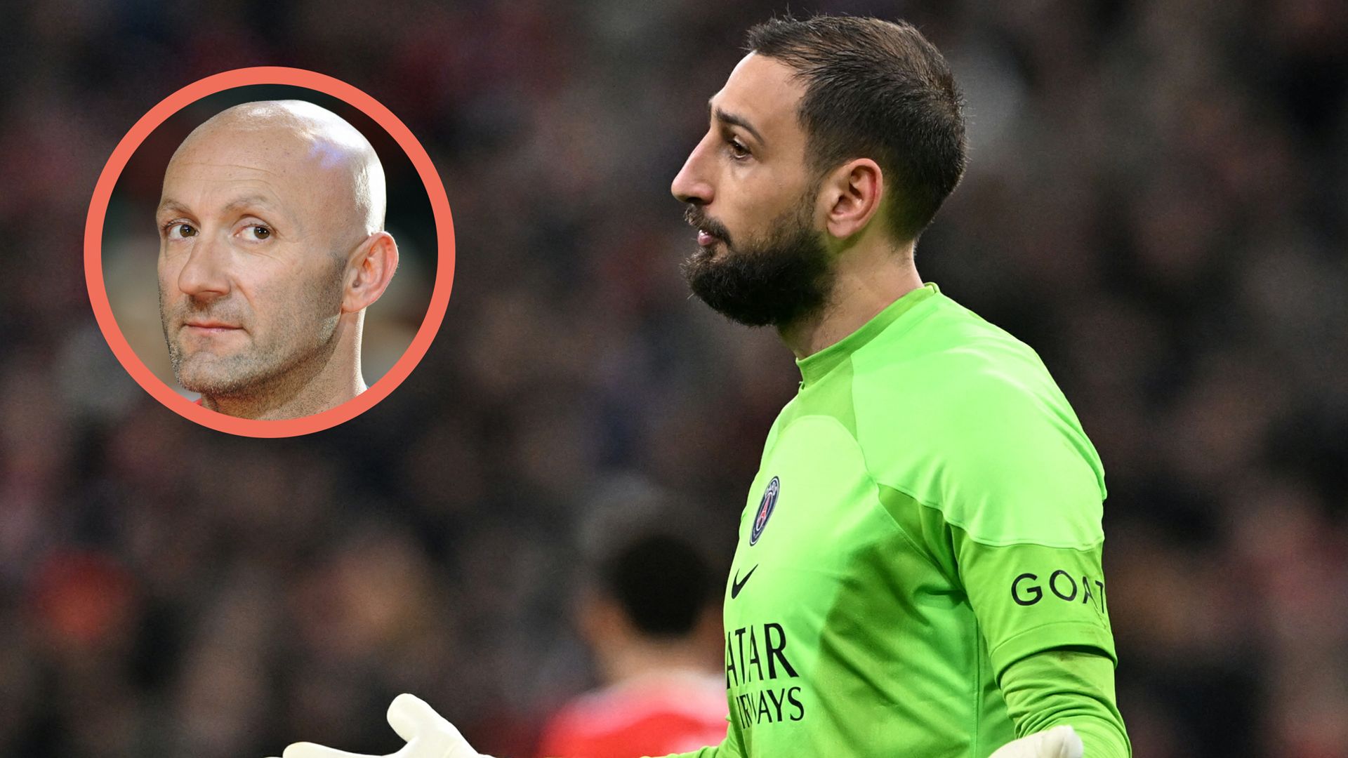 PSG Fabien Barthez Gianluigi Donnarumma
