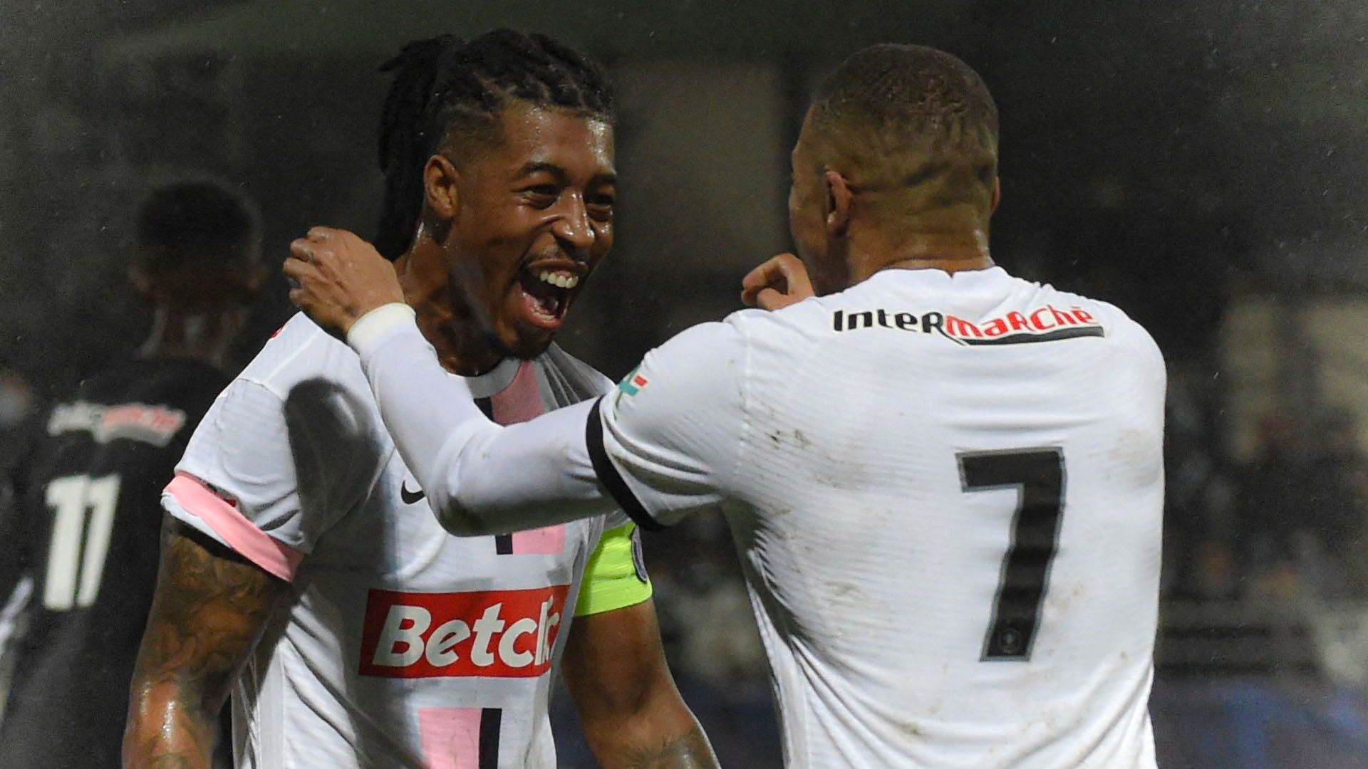 Presnel Kimpembe, Kylian Mbappe, Vannes vs PSG