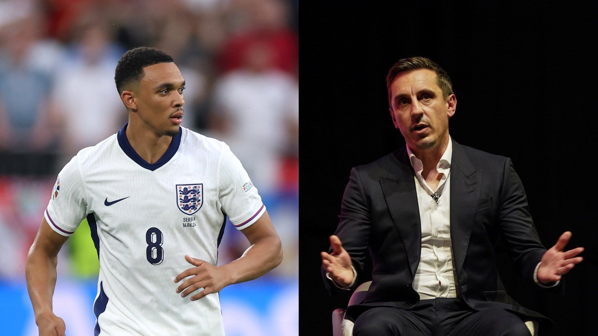 Gary Neville Trent Alexander-Arnold England