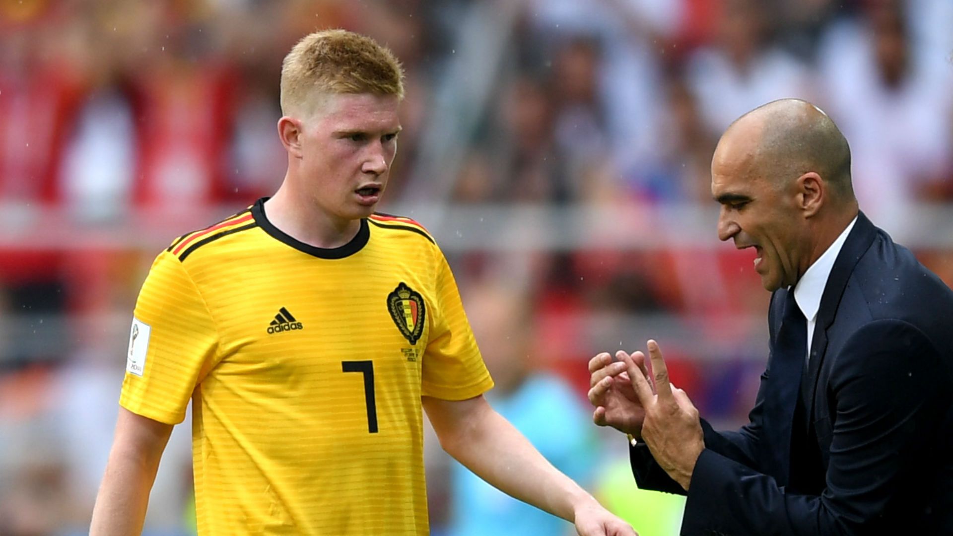 Kevin De Bruyne Roberto Martinez Belgium