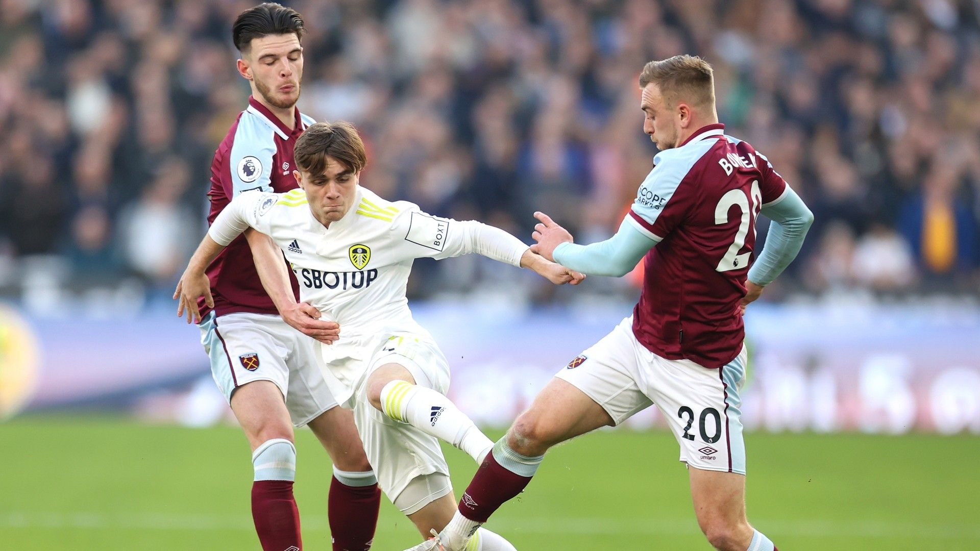 Declan Rice West Ham Leeds 2021-22