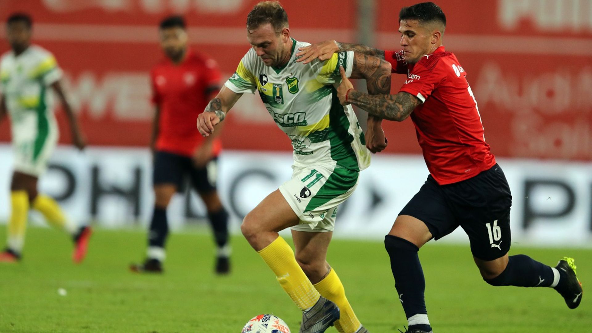 Carlos Rotondi Fabricio Bustos Defensa y Justicia Independiente Copa Liga Profesional 18042021