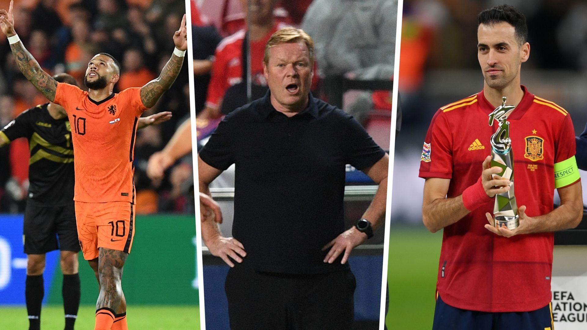 Memphis Koeman Busquets Barcelona