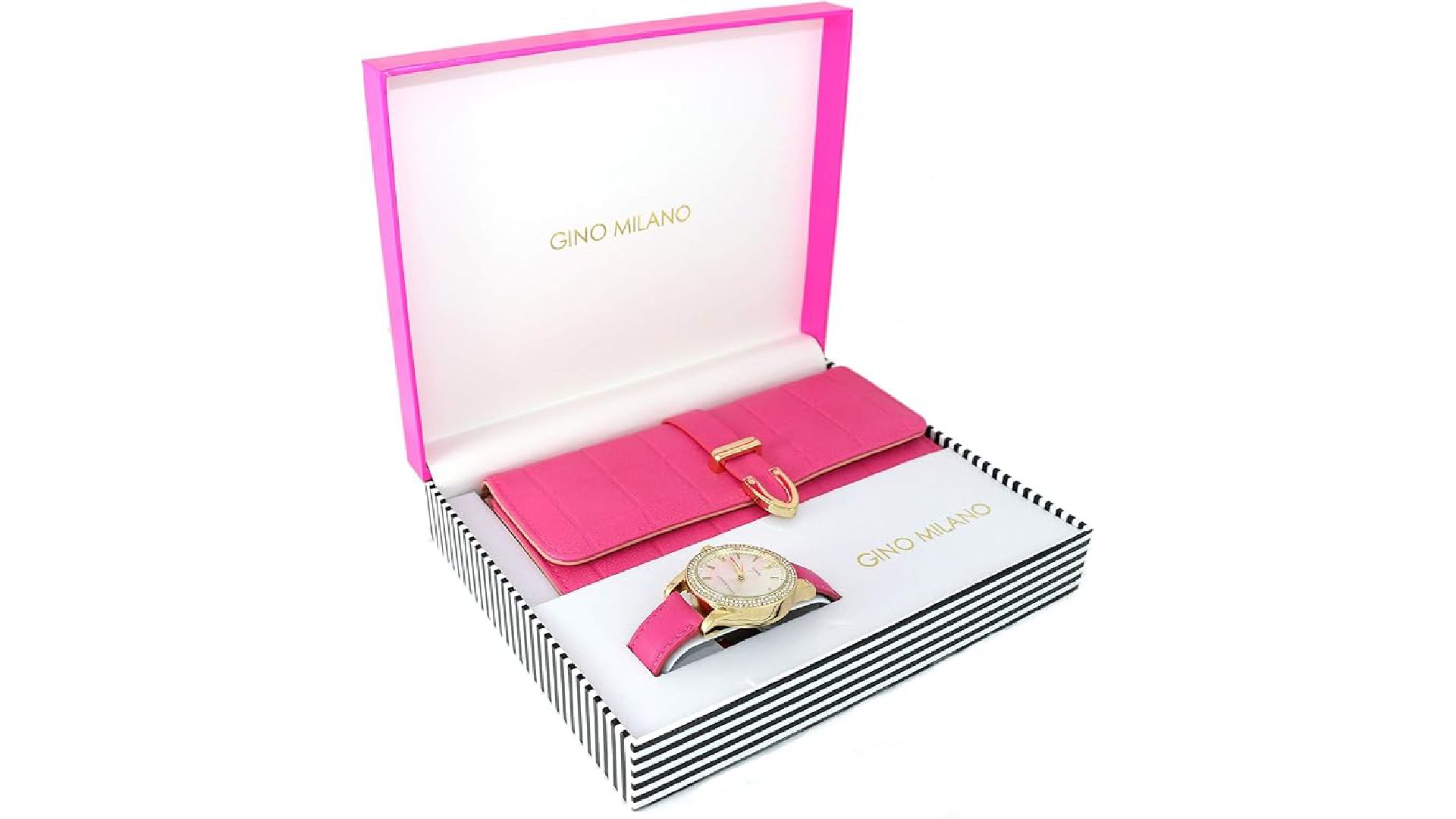 ساعة جينو ميلانو للنساء بسوار جلدي ذهبي