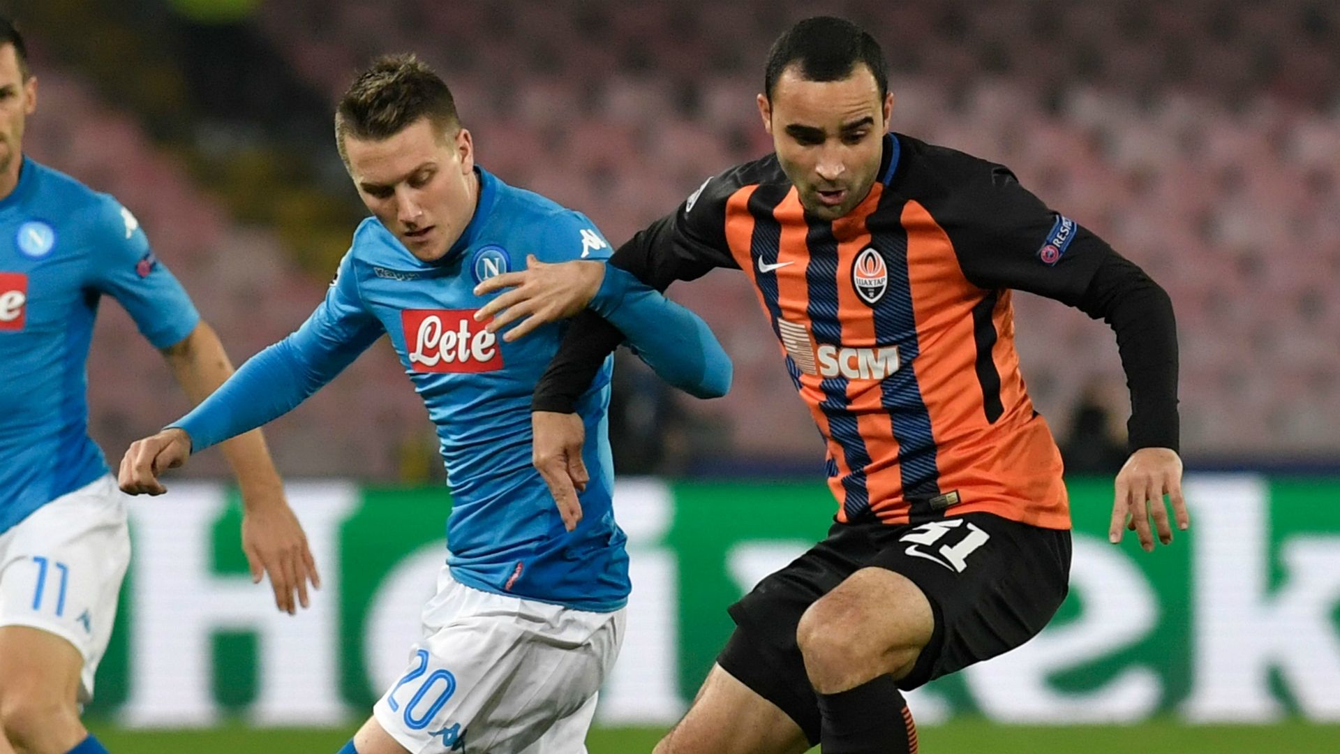 Zielinski Ismaily Napoli Shakhtar Champions League