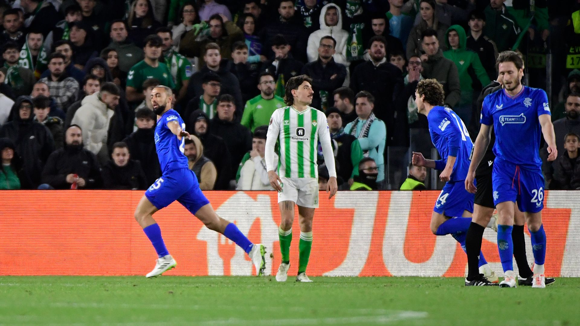 Kemar Roofe Betis Rangers Europa League 14122023
