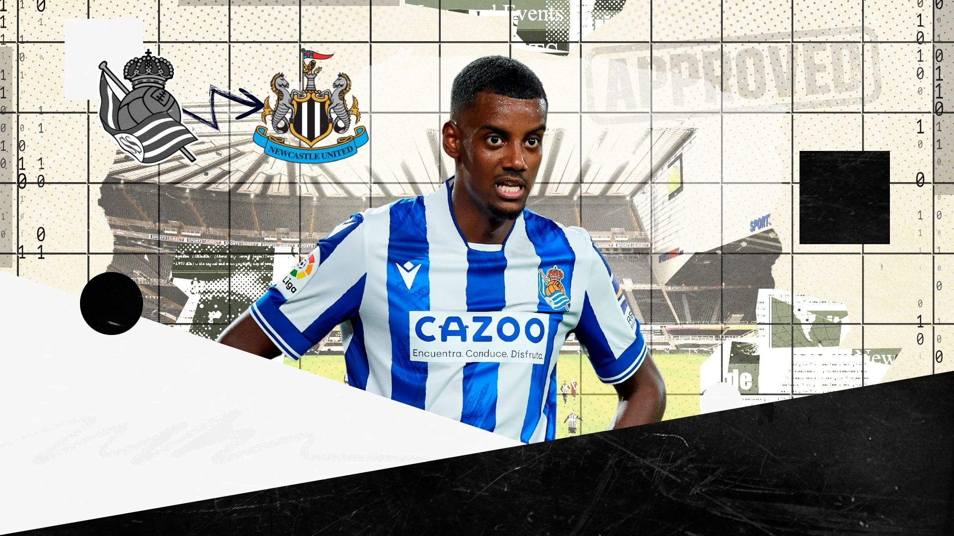 Alexander Isak Newcastle GFX