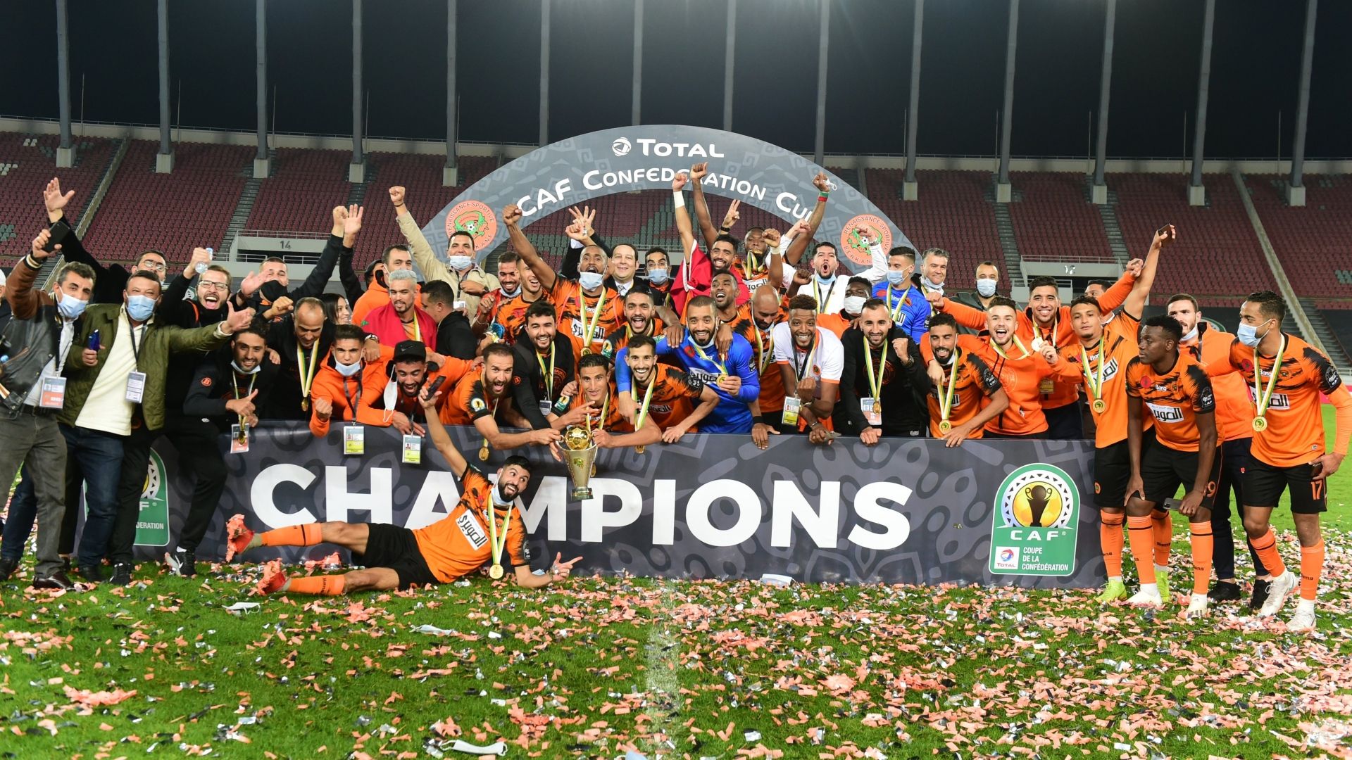 نهضة بركان بيراميدز كأس الكونفدرالية لاأفريقية