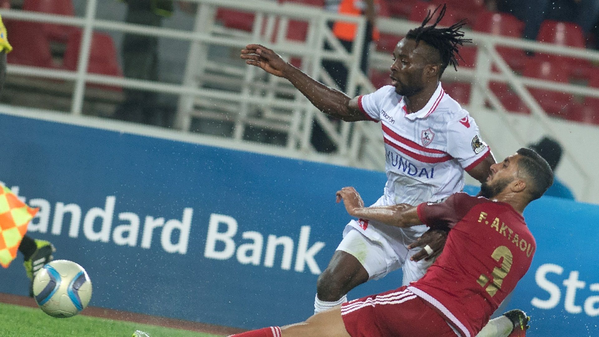 Stanley Ohawuchi of SC Zamalek & Wydad Athletic Club's Fahd Aktaou