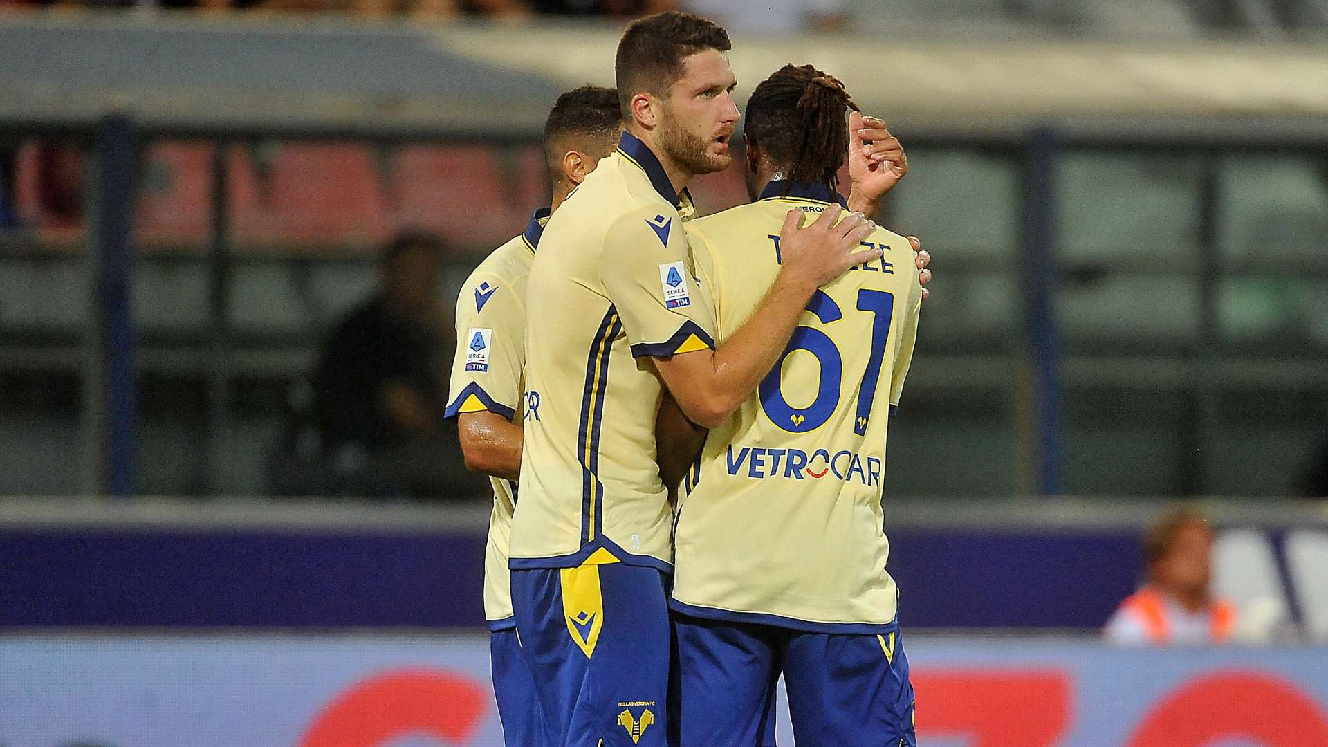 Henry Verona celebrating