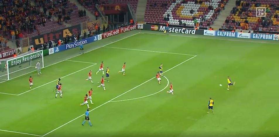 Aaron Ramsey Arsenal Galatasaray 2014