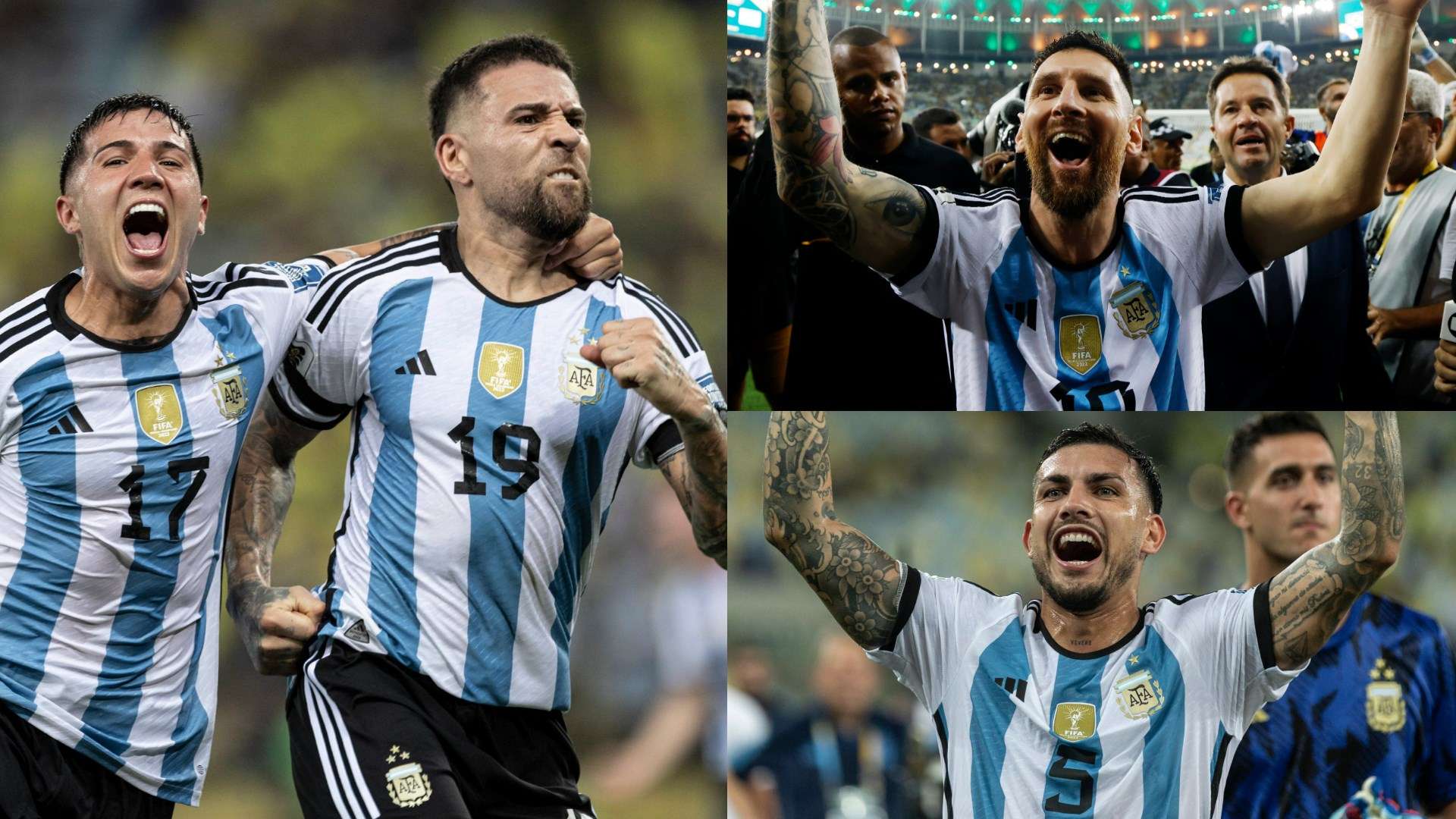 Otamendi Messi Paredes Argentina GFX