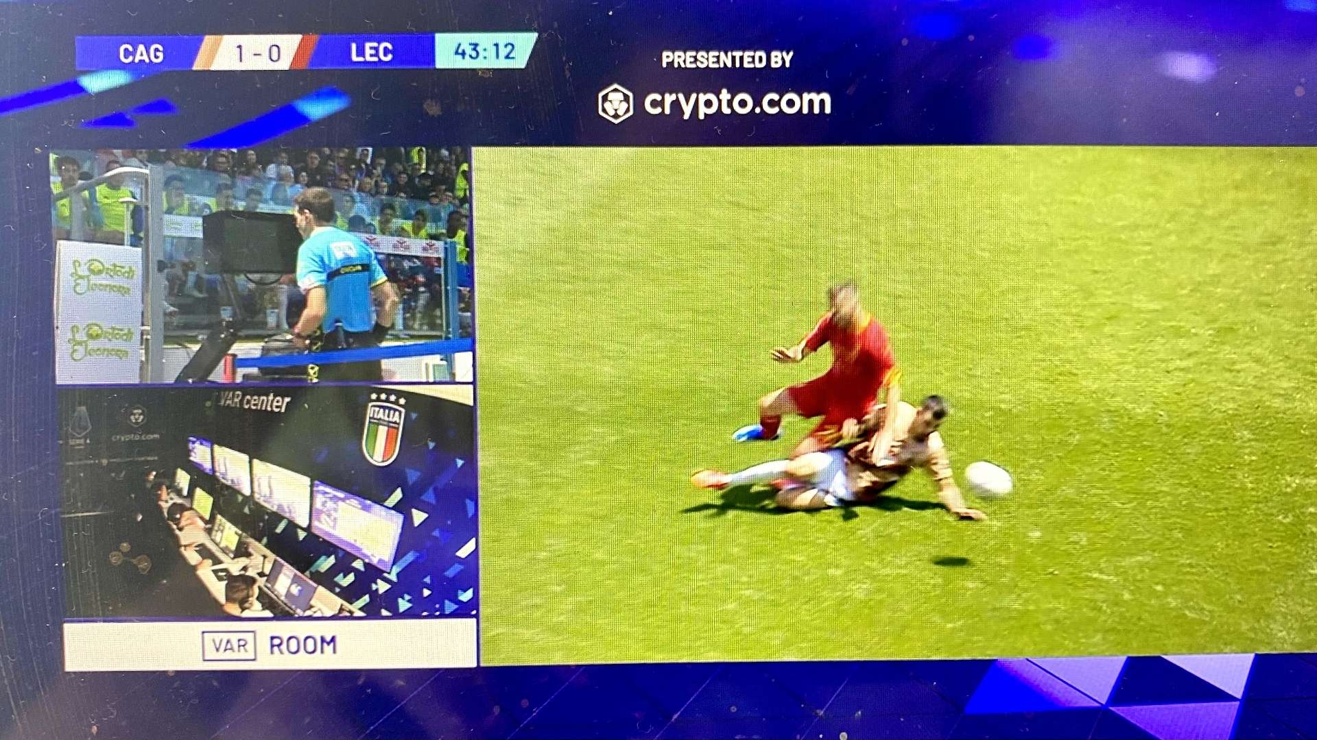 Cagliari Lecce Moviola