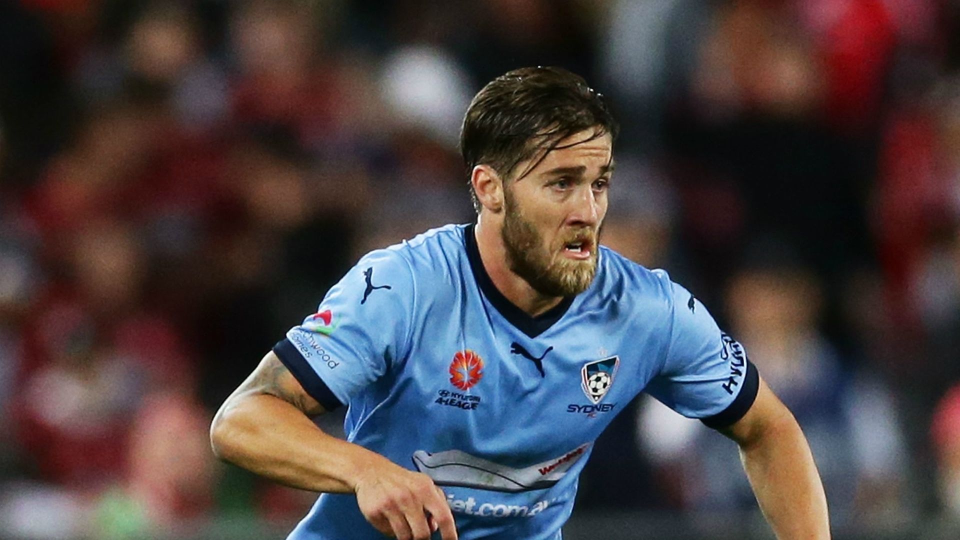 Josh Brillante Western Sydney Wanderers v Sydney FC A-League 08102016