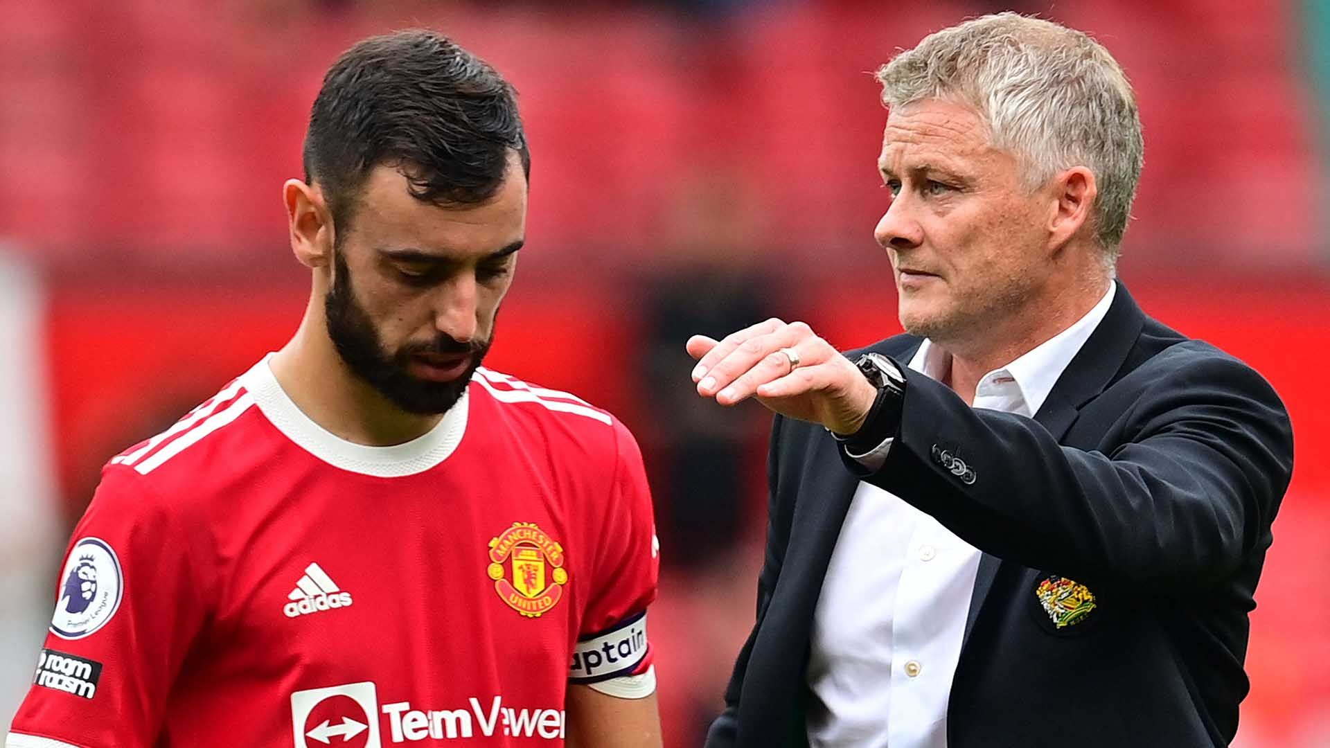 Bruno Fernandes Ole Gunnar Solskjaer Man Utd 2021-22