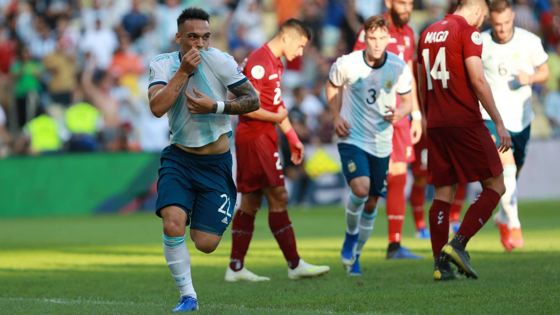 Lautaro Martínez Argentina Venezuela Copa America 28062019