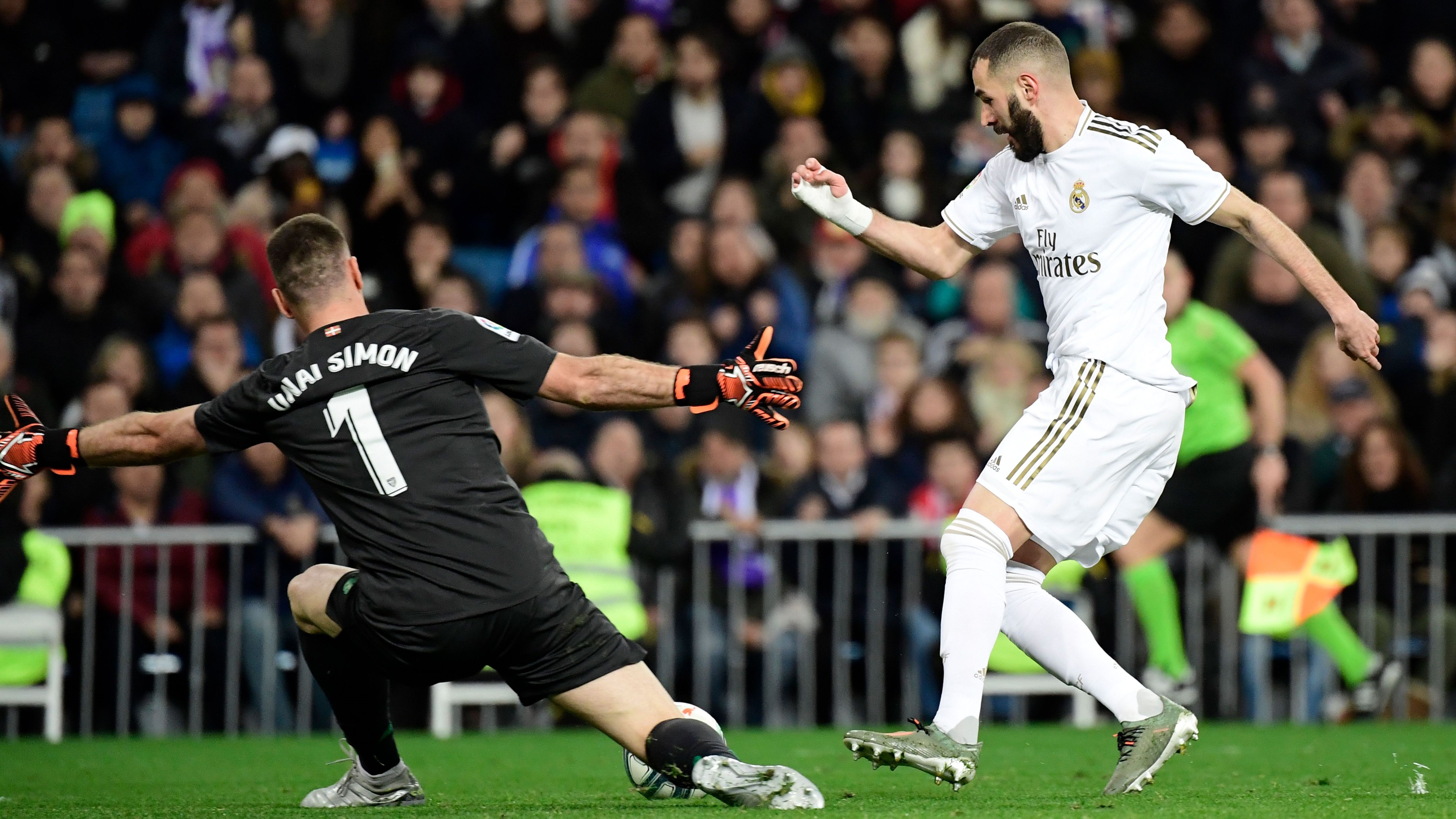 Karim Benzema Unai Simon Real Madrid Athletic Club LaLiga 22122019