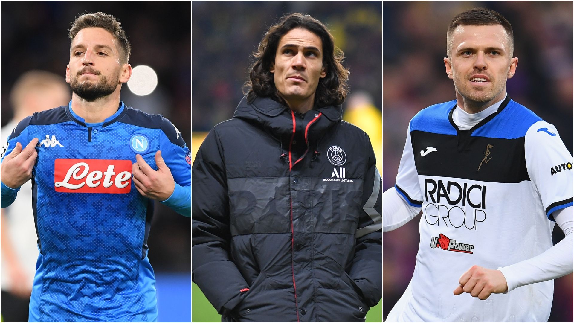 Mertens Cavani Ilicic mix