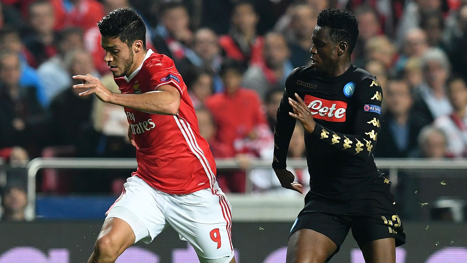 Diawara Jimenez Benfica Napoli Champions League