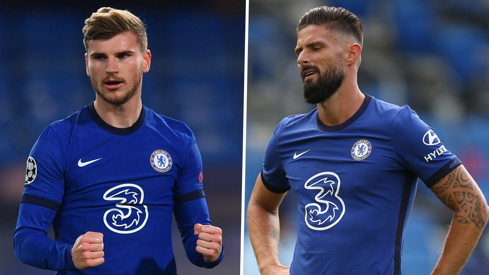 Timo Werner - Olivier Giroud split main