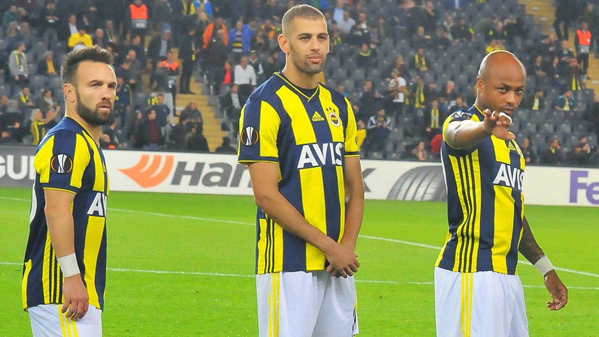 Mathieu Valbuena Islam Slimani Andre Ayew