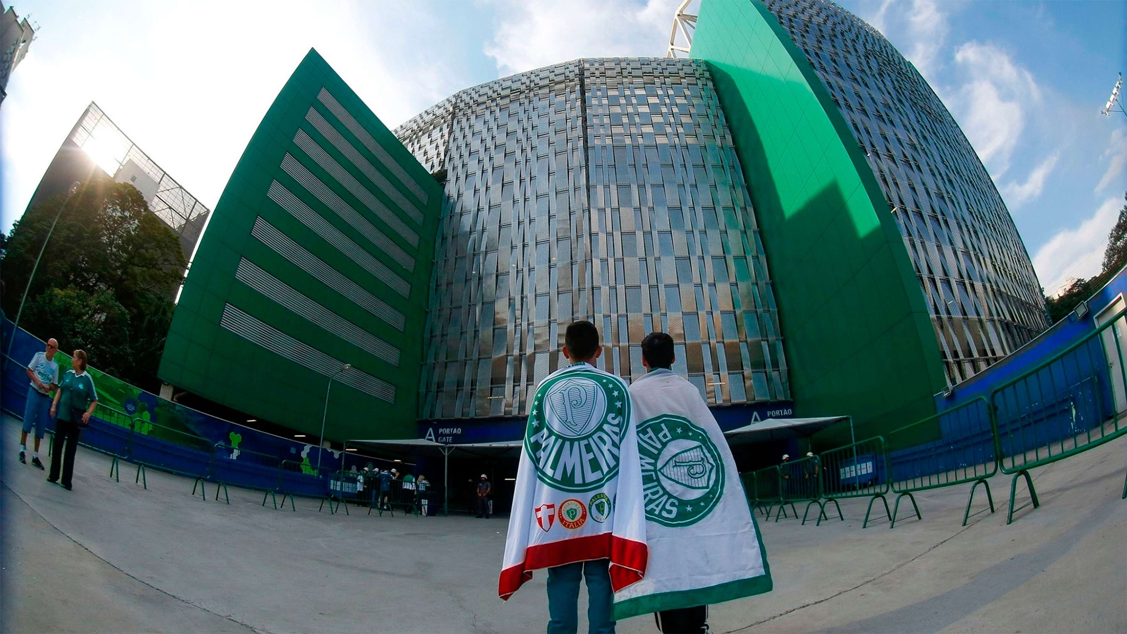 Allianz Parque, exterior, torcedores do Palmeiras
