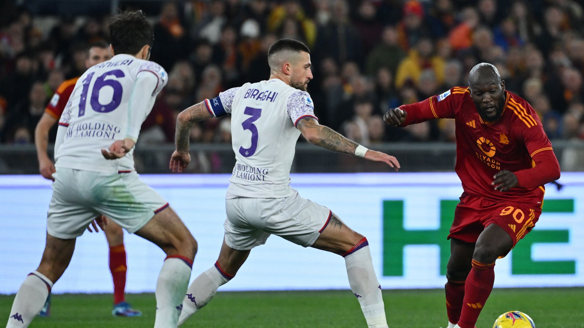 Romelu Lukaku Roma Fiorentina Serie A