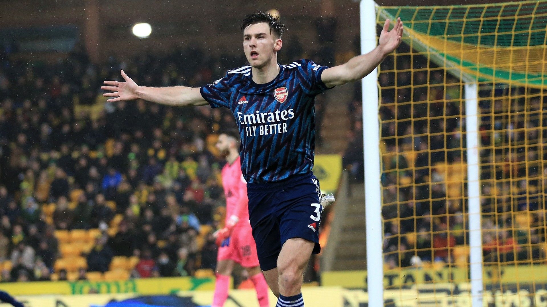 Kieran Tierney Arsenal Norwich 2021-22