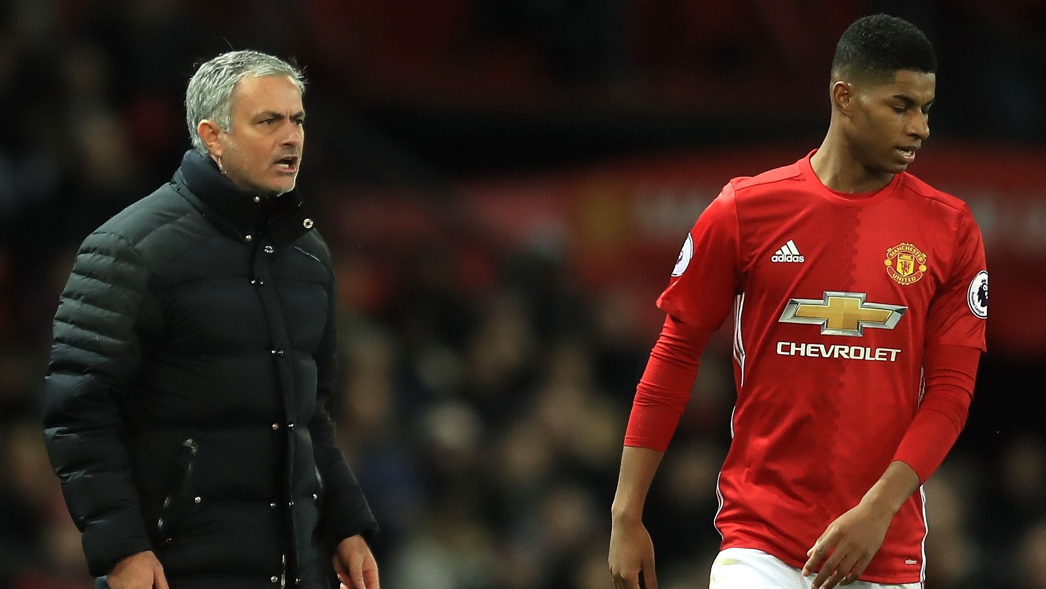Jose Mourinho Marcus Rashford Manchester United Premier League