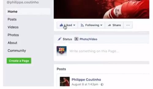 Coutinho facebook