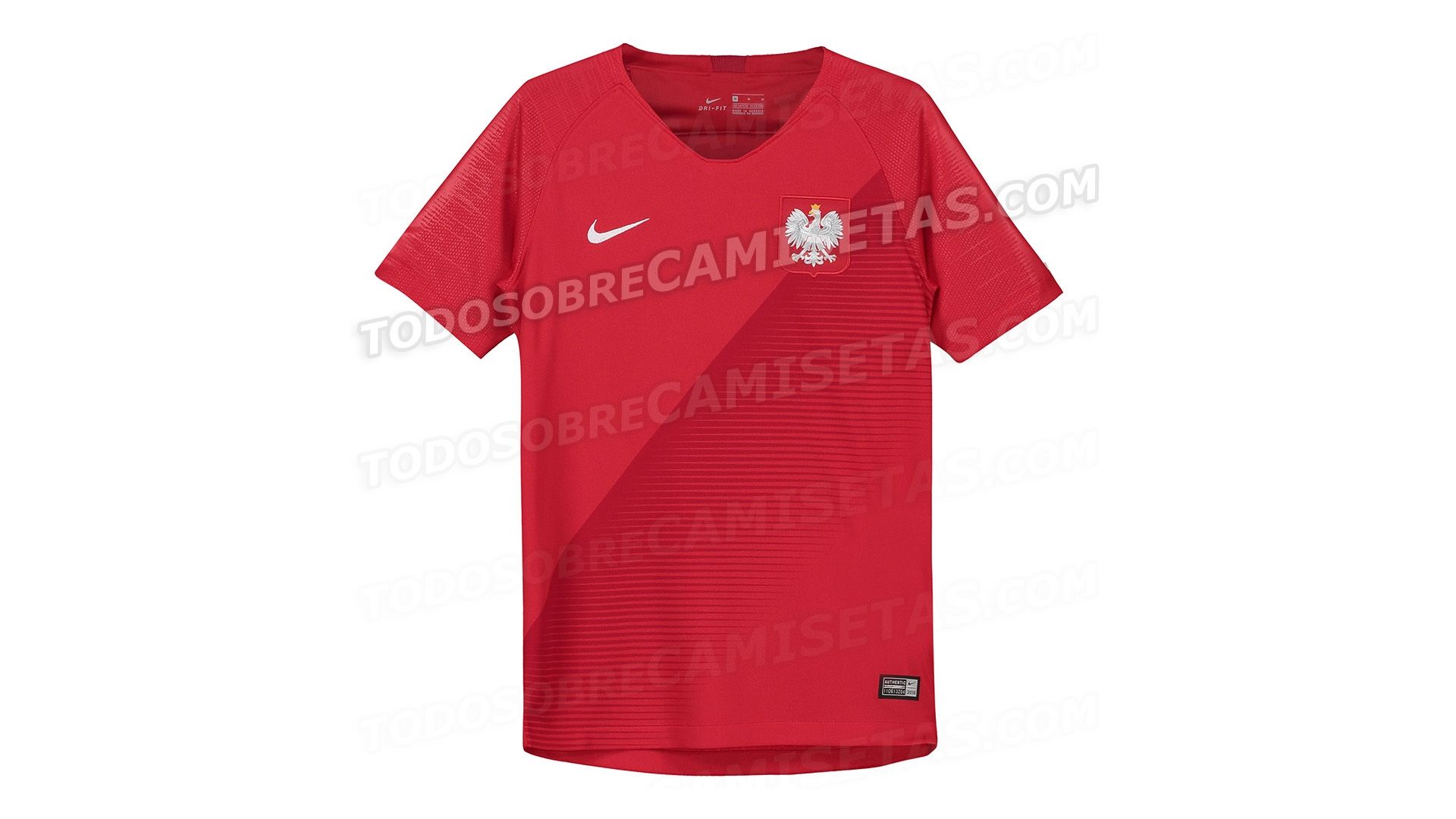 Polonia Camiseta Alternativa 2018 Filtrada Poland Away Kit Leaked