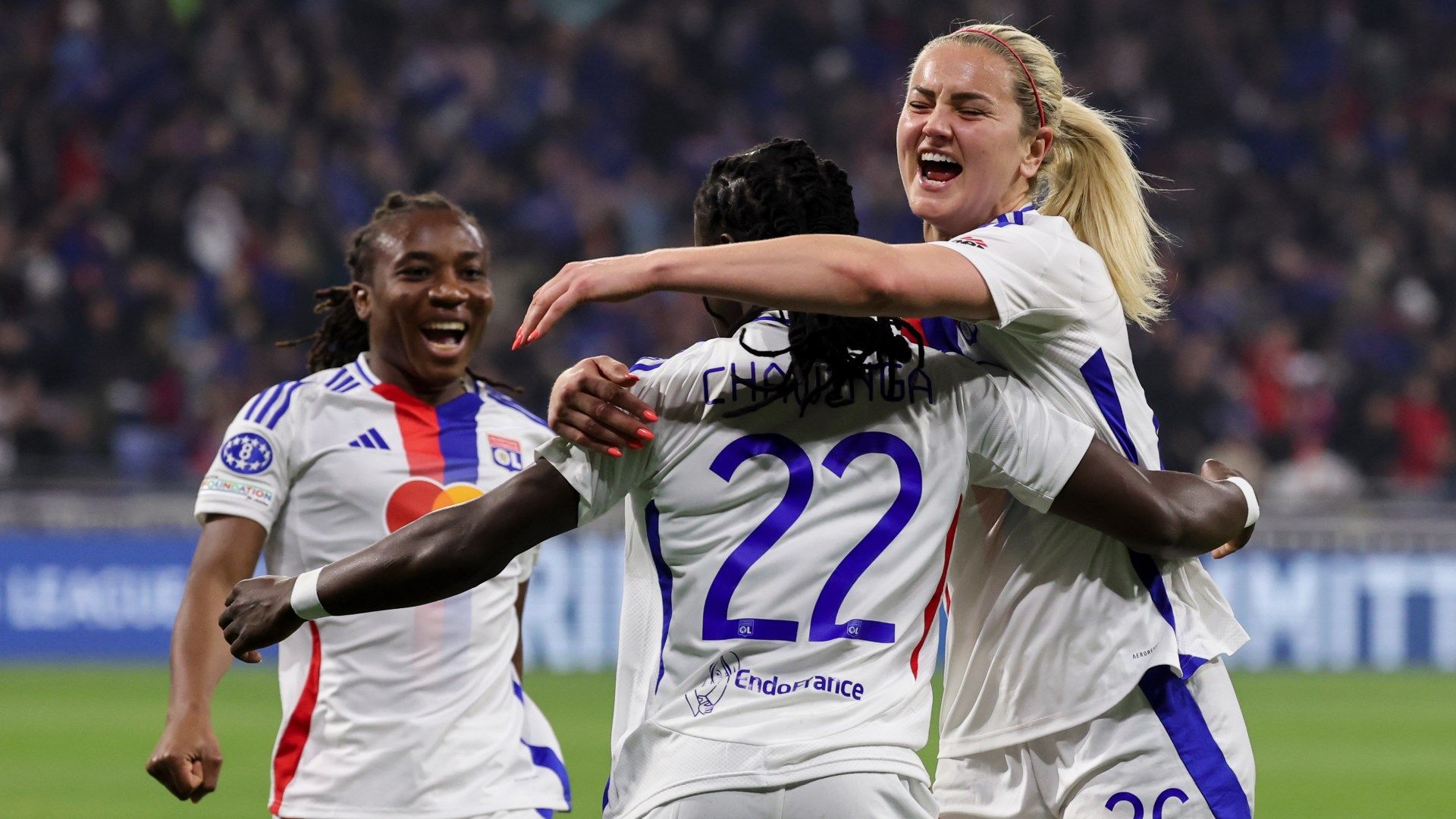 Melchie Dumornay Tabitha Chawinga Lindsey Heaps Lyon Women 2024-25